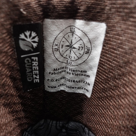 NEW Men\'s Oboz Bridger 10\